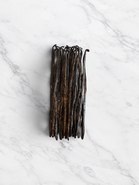 25 Bourbon Vanilla Beans from Madagascar (20cm+)