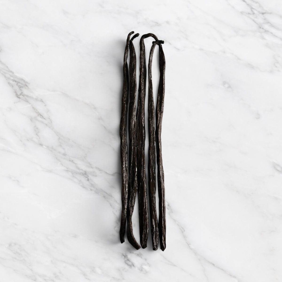 5 Bourbon Vanilla Beans from Madagascar (20cm+)
