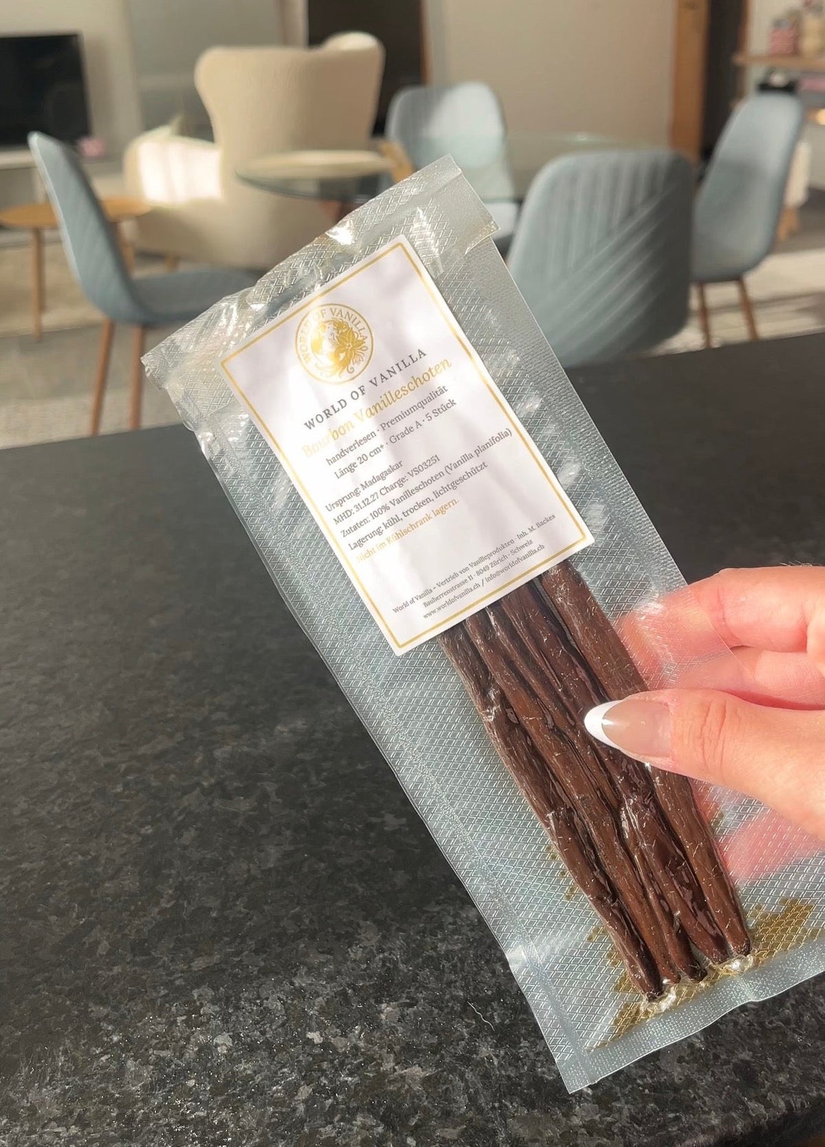 5 Bourbon Vanilleschoten aus Madagascar (20cm+)