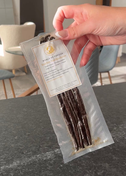5 Bourbon Vanilleschoten aus Madagascar (20cm+)
