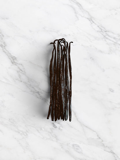 10 Bourbon Vanilla Beans from Madagascar (20cm+)
