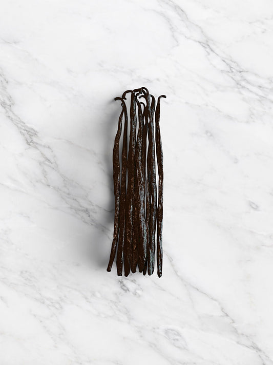 10 Bourbon Vanilla Beans from Madagascar (20cm+)