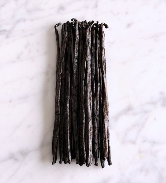 25 Bourbon Vanilleschoten aus Madagascar (18 - 19 cm)
